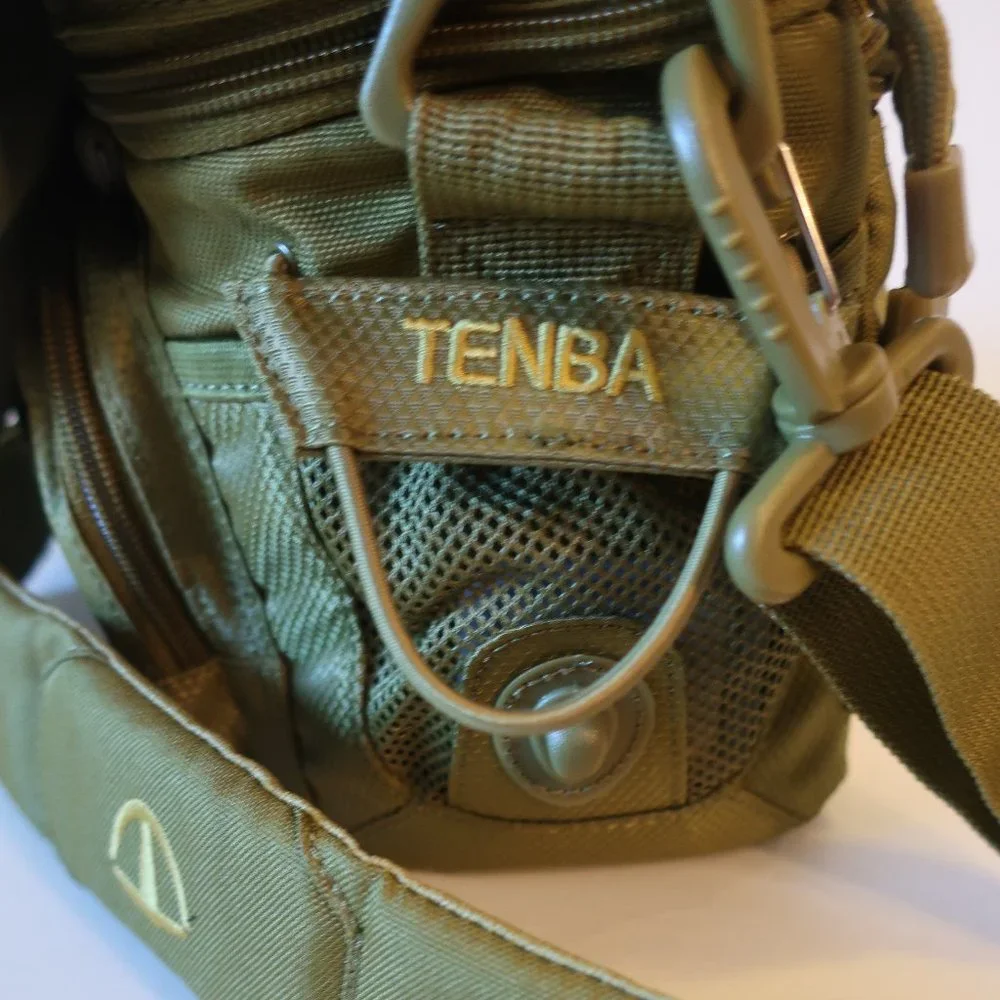 Unisex Tenba Green Shoulder Camera Case Square Bag *